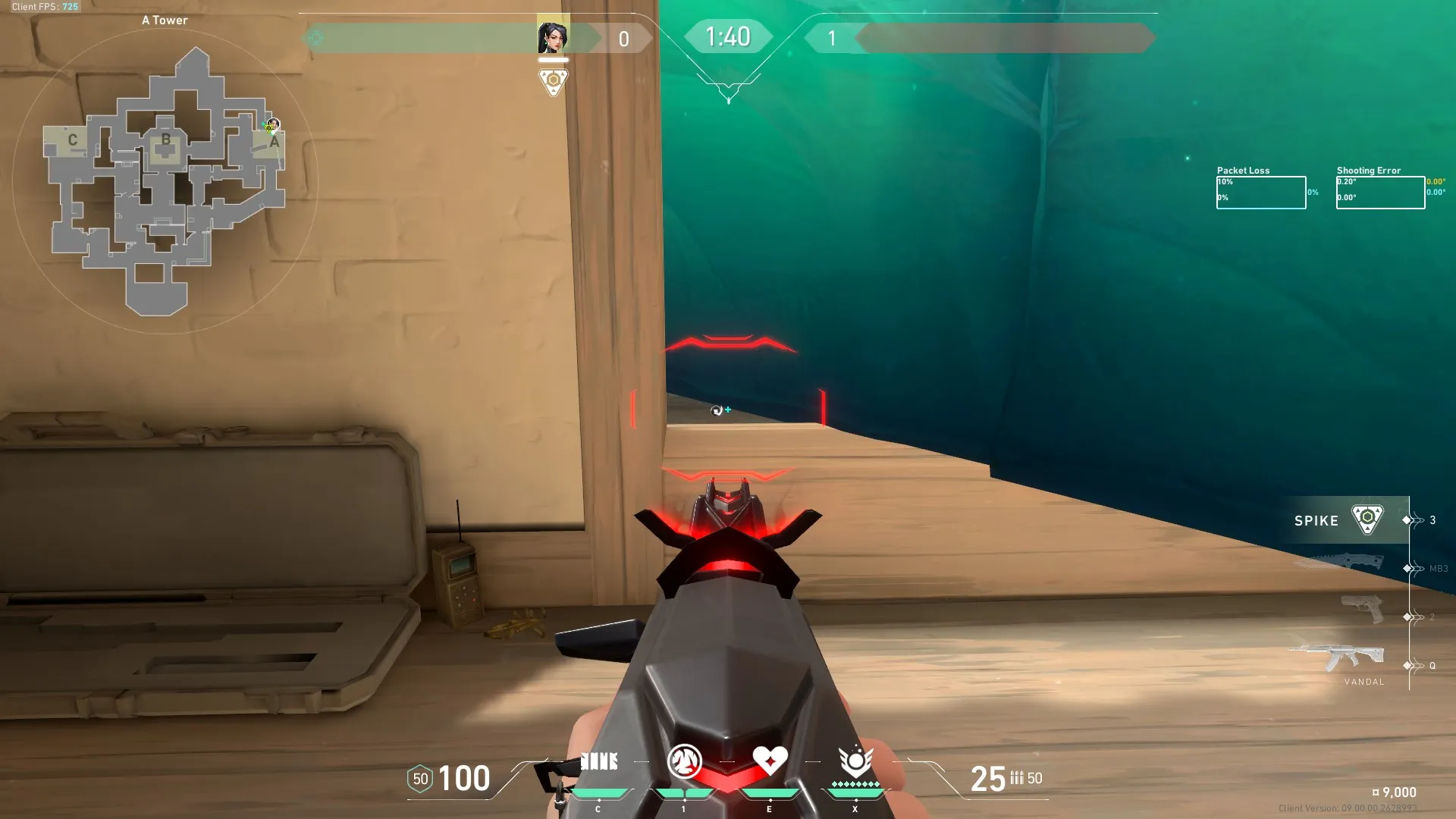 Sage Barrier Orb on Haven Defense Site A — step 4 of 6: Aim — line up the shot