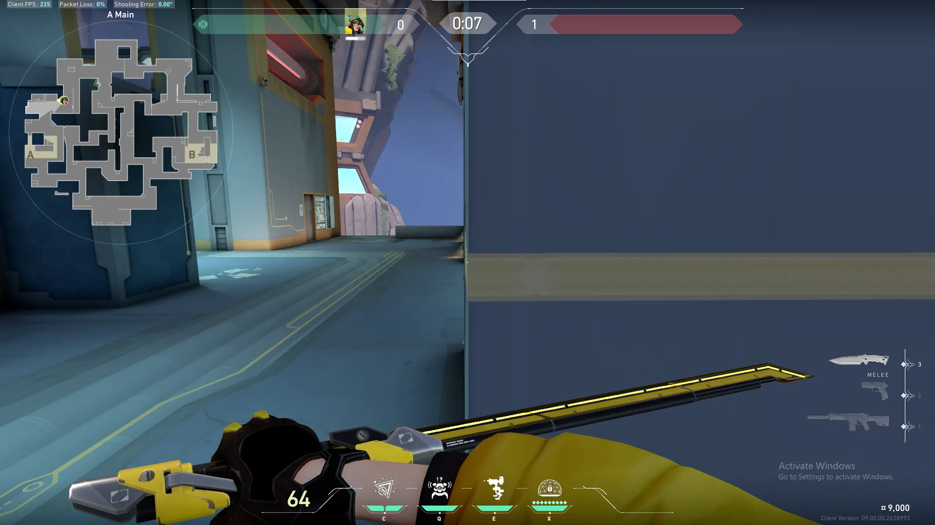 Killjoy Nanoswarm on Abyss Attack Site A — step 2 of 4: Aim — line up the shot