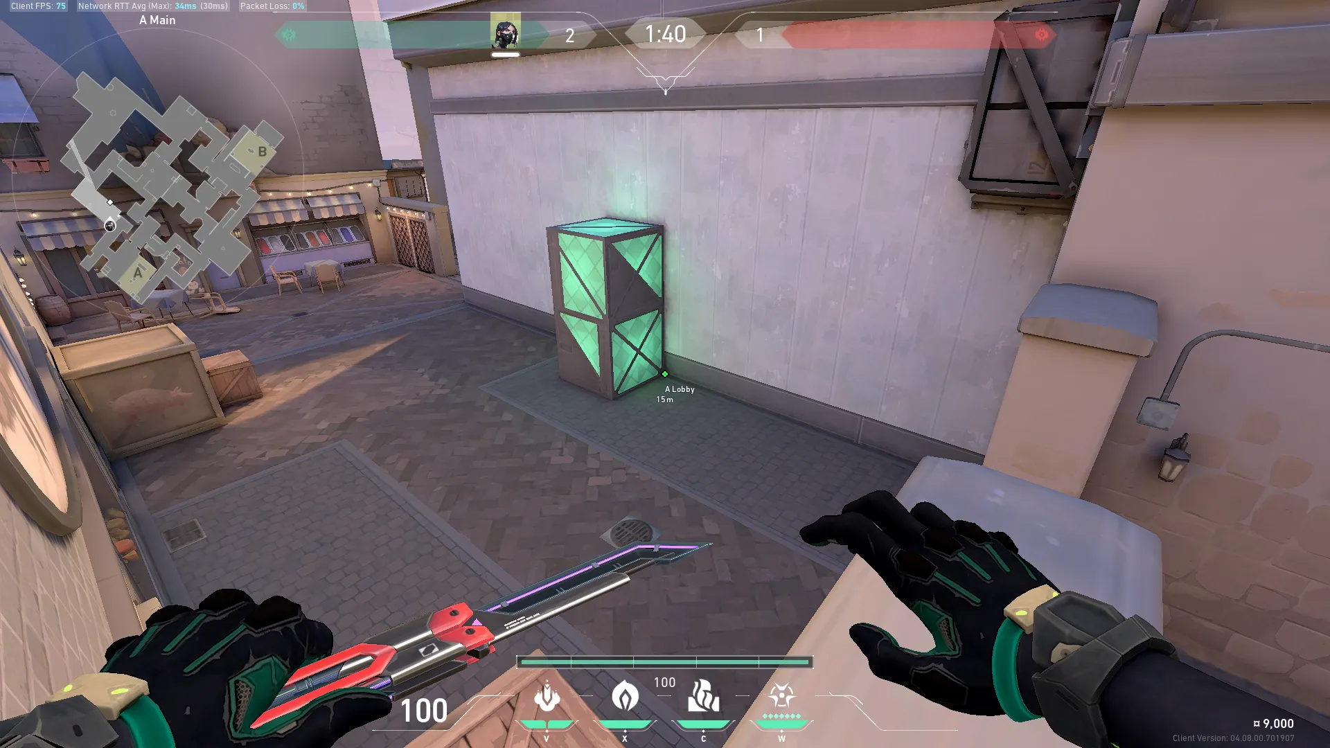 Clear behind DoubleBox A Site Execute — Viper lineup on Ascent