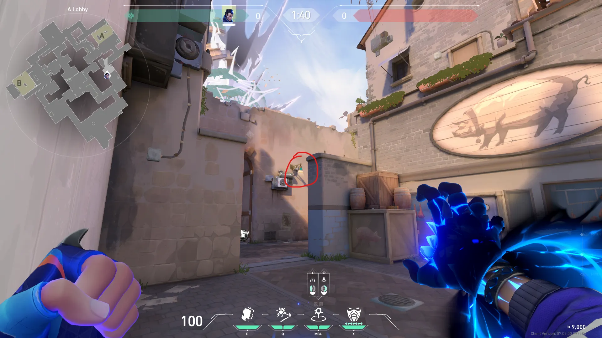 A Lobby to Hell A Site — Yoru lineup on Ascent
