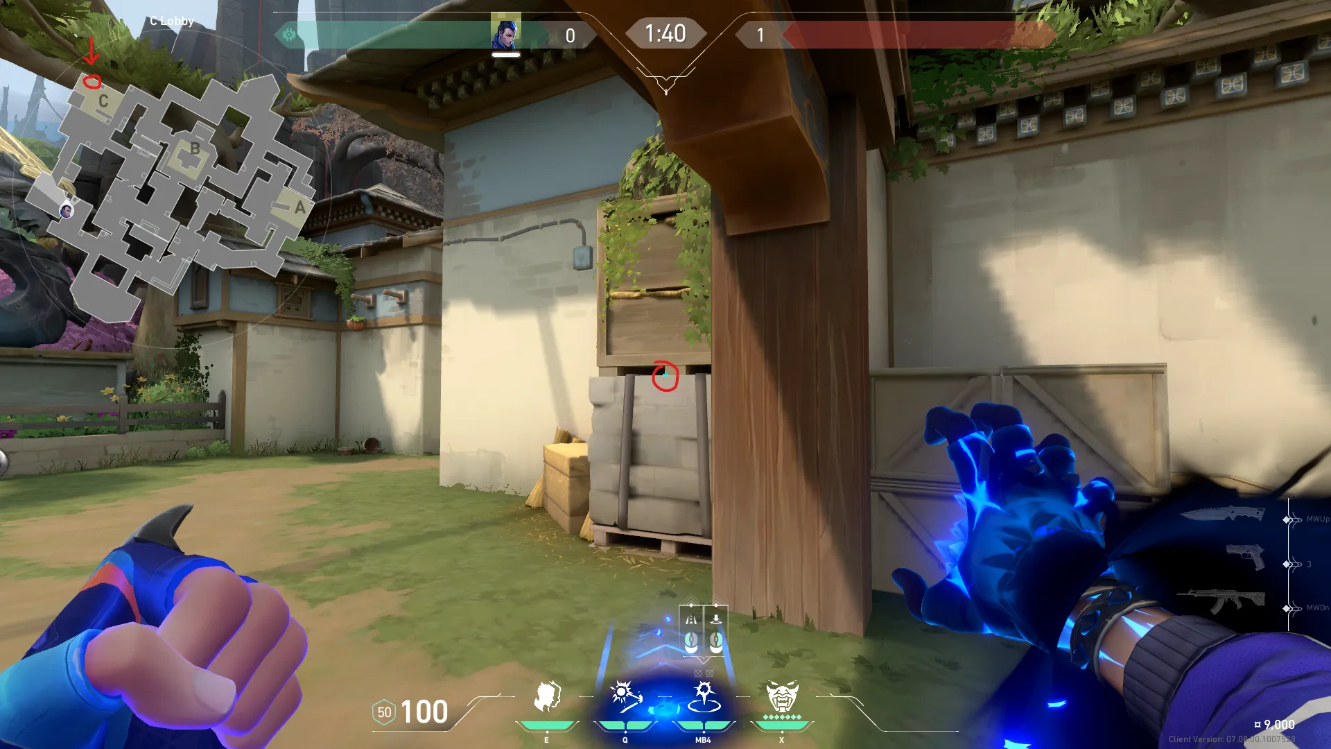 C Lobby to C Site — Yoru lineup on Haven