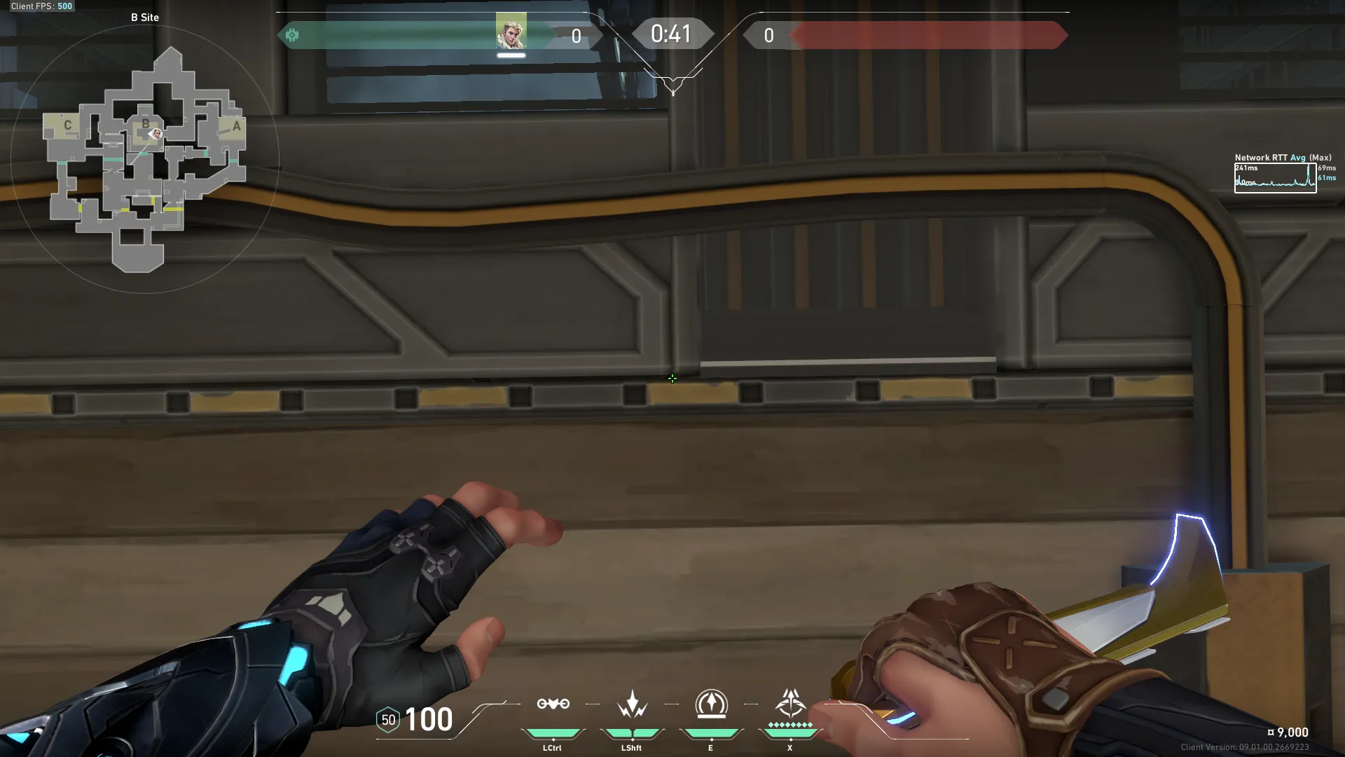 A Lobby Recon From B Site — Sova lineup on Haven