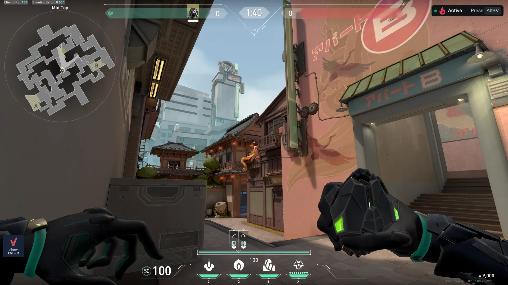 Viper Poison Cloud on Split Defense Mid — step 3 of 4: Aim — line up the shot
