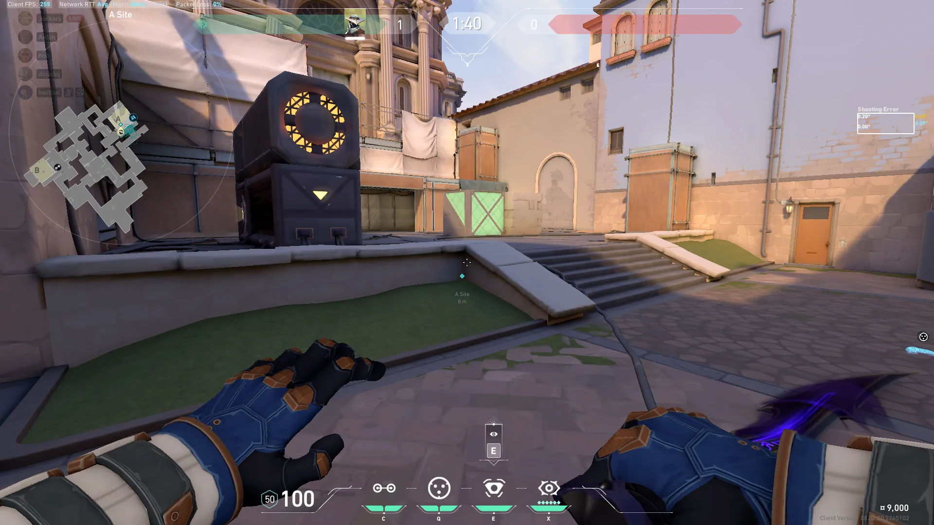 A Main One-way Left Side — Cypher lineup on Ascent
