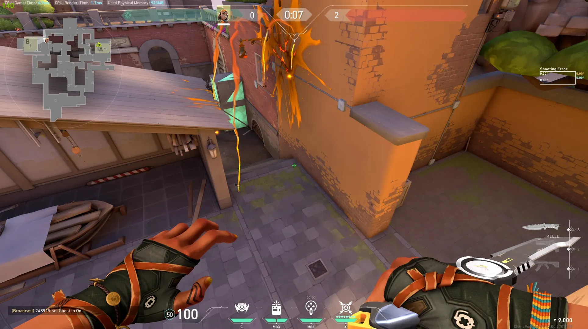 Raze Paint Shells on Ascent Attack Site B — step 3 of 3: Result