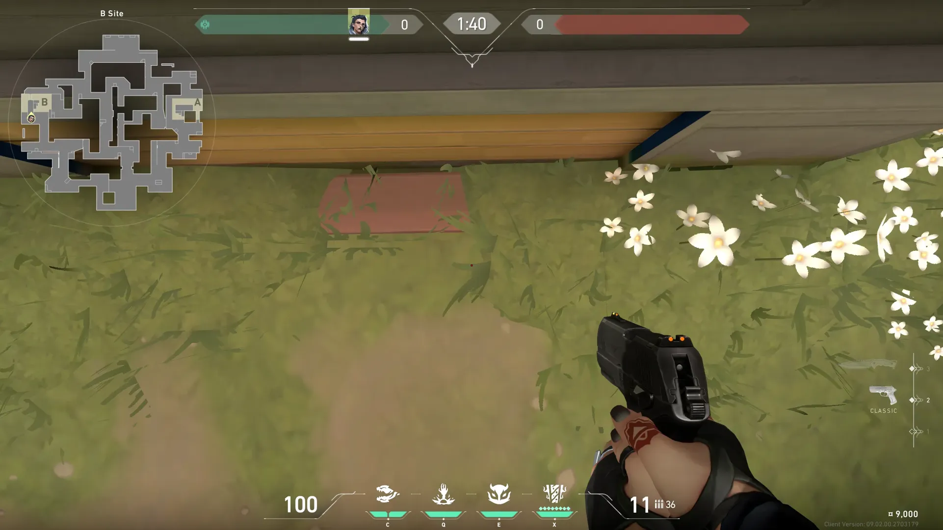Fade Haunt on Abyss Defense Site B — step 2 of 5: Aim — line up the shot