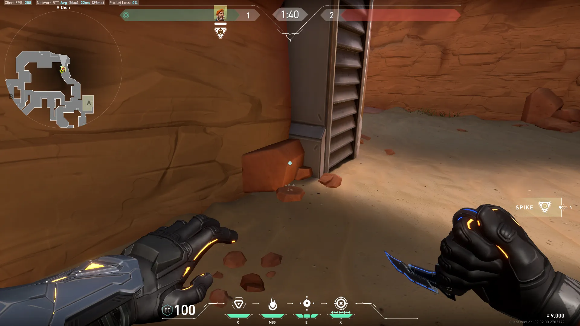 Brimstone Incendiary on Fracture Attack Site A — step 2 of 5: Aim — line up the shot