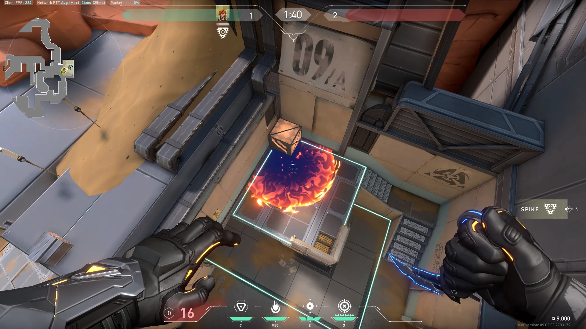 Brimstone Incendiary on Fracture Defense Site A — step 3 of 3: Result