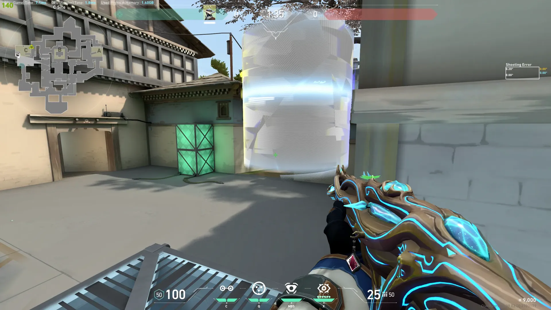 Cypher Cyber Cage on Haven Defense Site C — step 3 of 3: Result