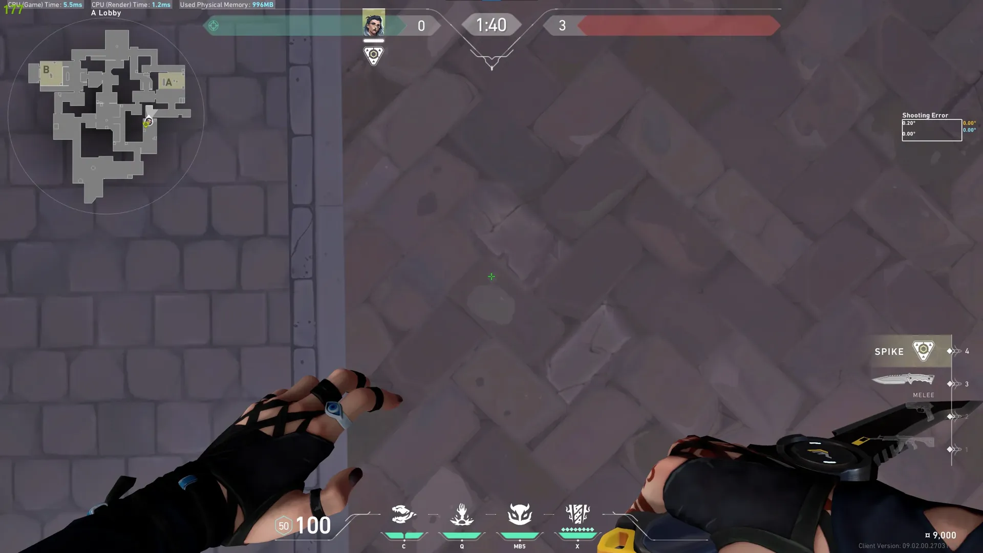 Attacking A Site Haunt — Fade lineup on Ascent