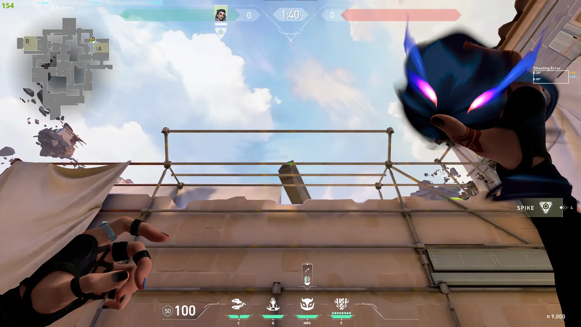 Fade Haunt on Ascent Defense Site A — step 2 of 3: Aim — line up the shot