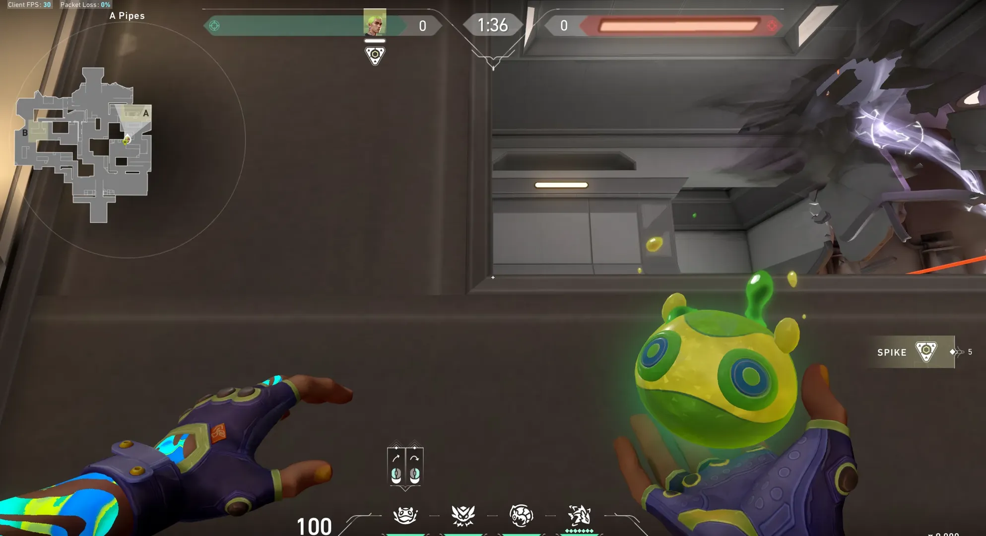 Mosh Pit for Backsite A From Pipes — Gekko lineup on Icebox