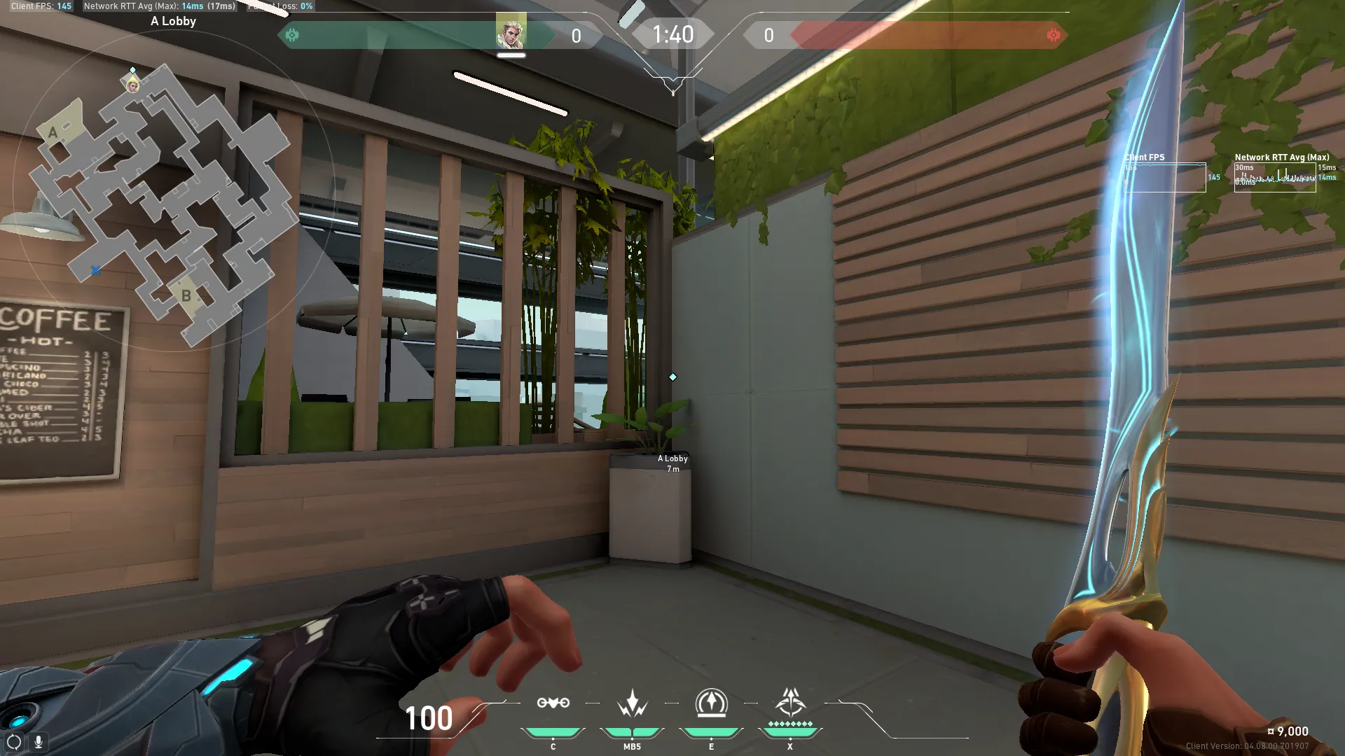 A Site Defuse Denial Double Shock — Sova lineup on Split
