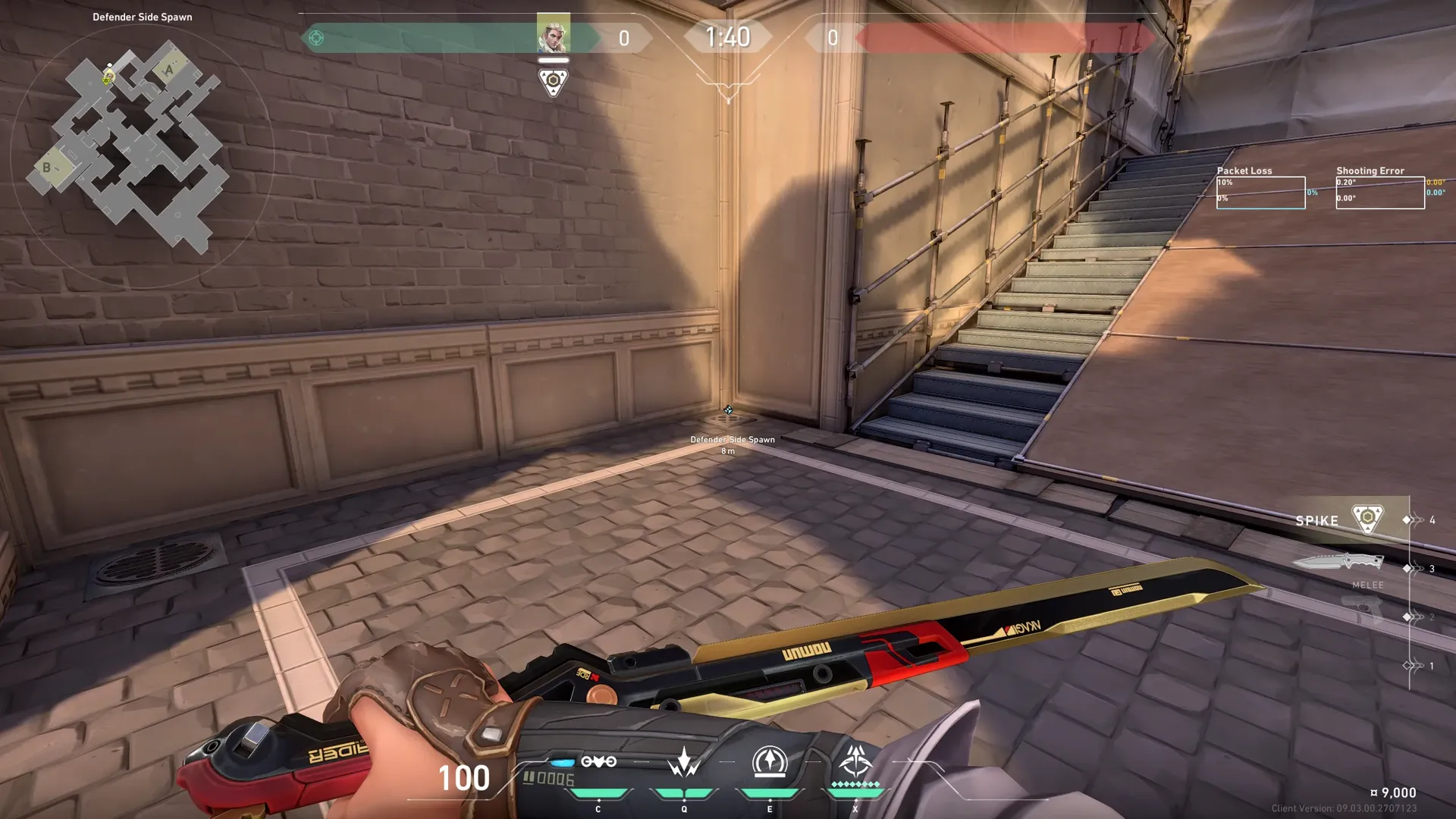 Double Shock Dart to Deny B Plant From A — Sova lineup on Ascent