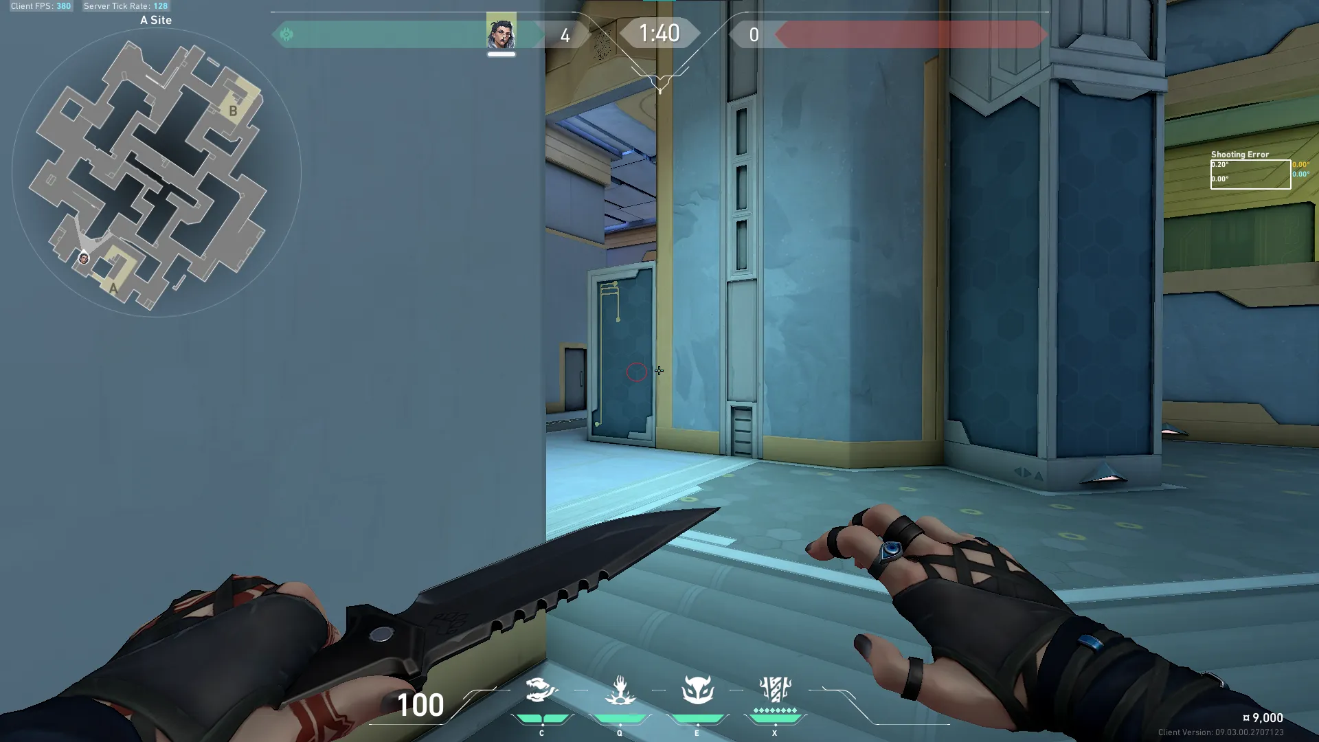 Fade Haunt on Abyss Defense Site A — step 3 of 5: Aim — line up the shot