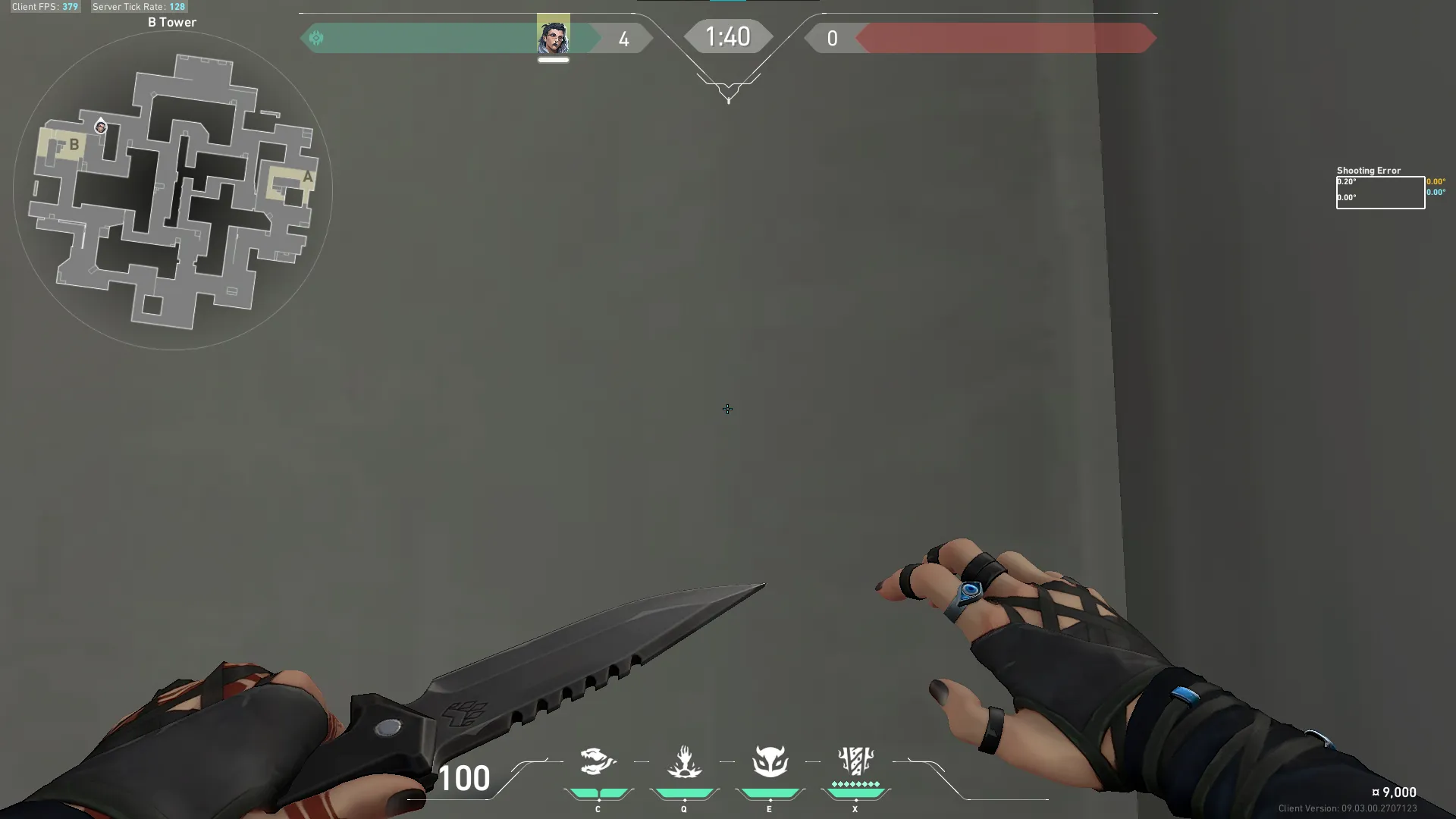 Fade Haunt on Abyss Defense Site B — step 2 of 5: Aim — line up the shot