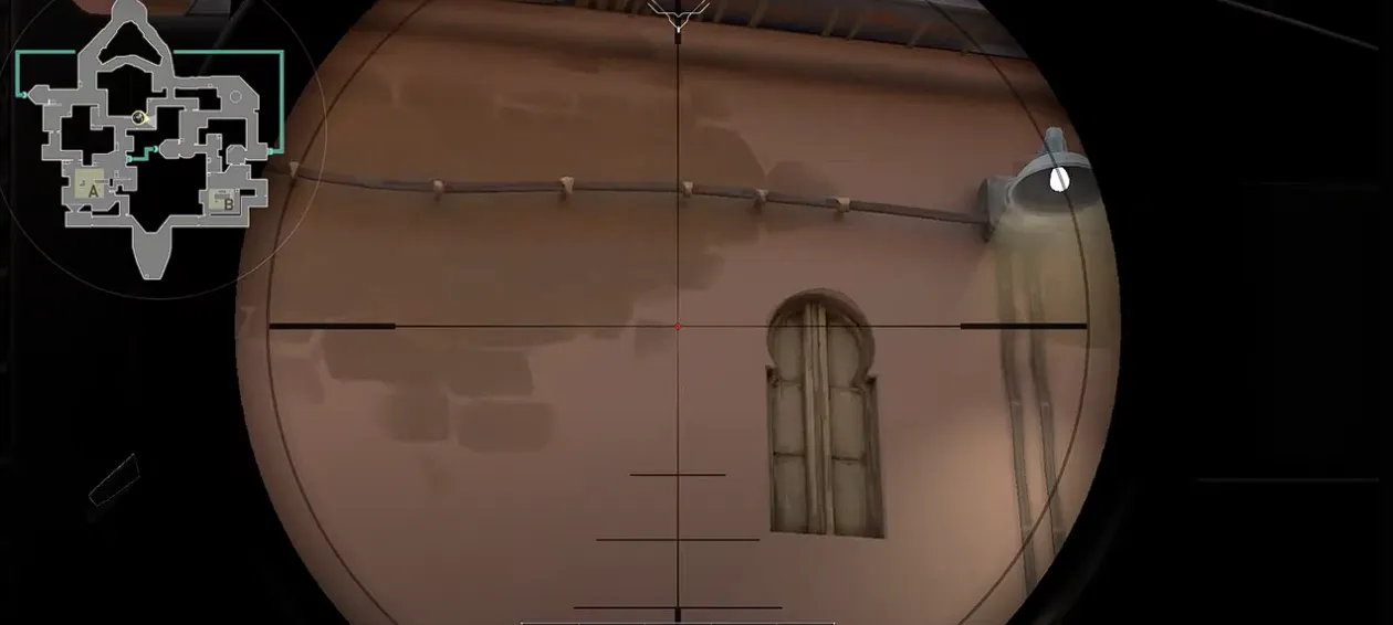 Viper Snake Bite on Bind Attack Site B — step 2 of 4: Aim — line up the shot