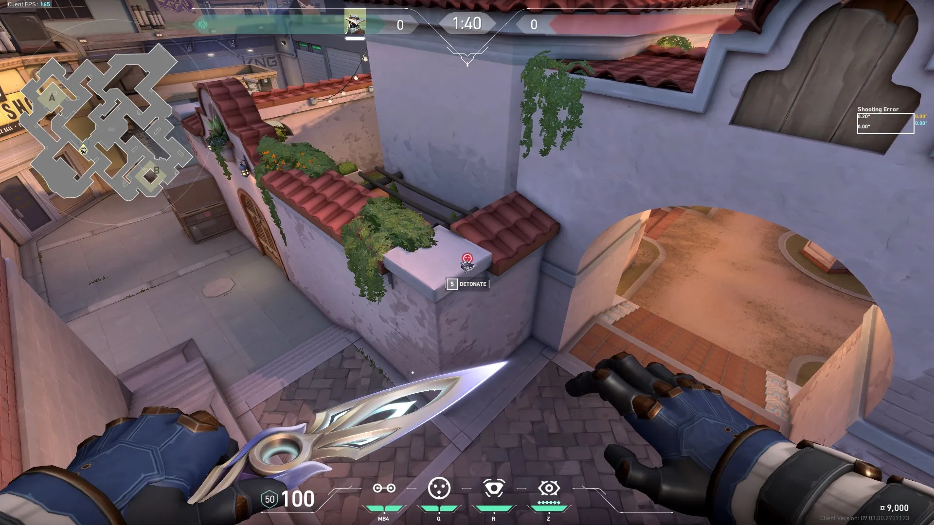 Cypher Cyber Cage on Sunset Defense Mid — step 3 of 4: Aim — line up the shot