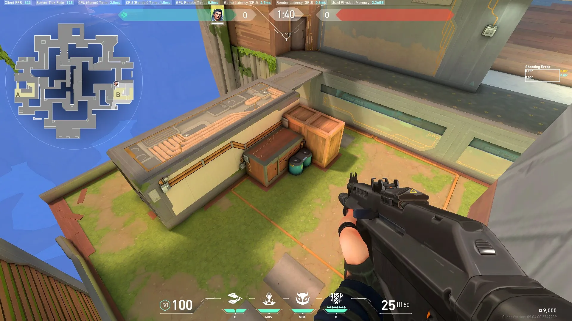 Fade Haunt on Abyss Defense Site B — step 3 of 4: Aim — line up the shot