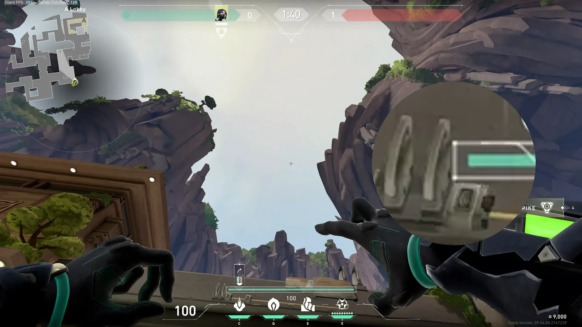 Viper Snake Bite on Abyss Attack Site A — step 2 of 3: Aim — line up the shot