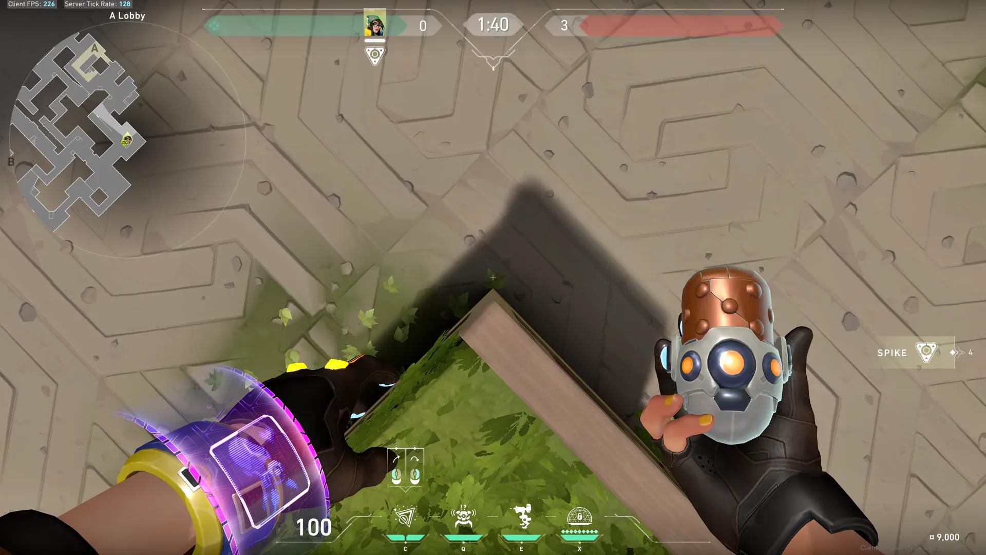 Killjoy Nanoswarm on Abyss Attack Site A — step 2 of 4: Aim — line up the shot