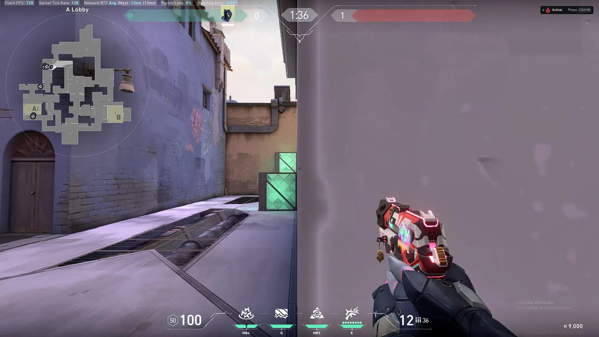 Green Razorvine — Vyse lineup on Ascent