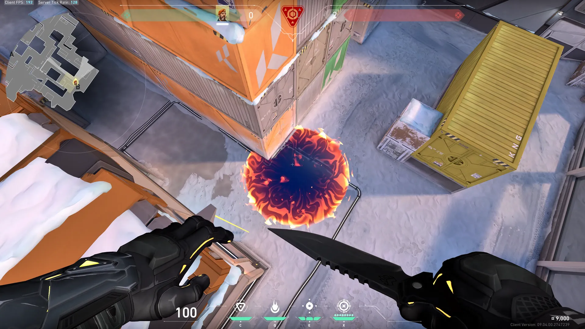 Brimstone Incendiary on Icebox Attack Site B — step 4 of 4: Result