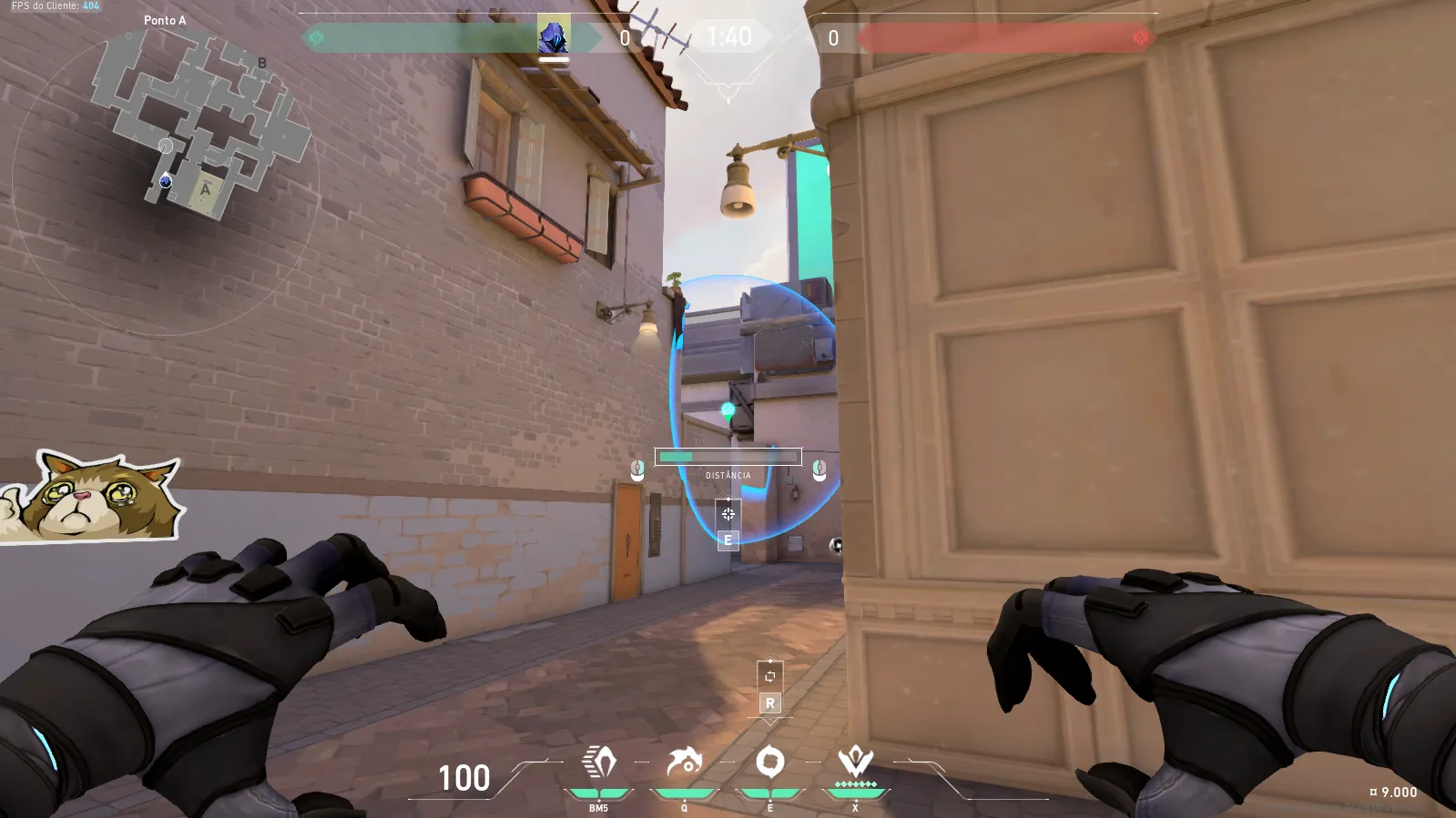 Omen Dark Cover on Ascent Attack Site A — step 2 of 3: Aim — line up the shot