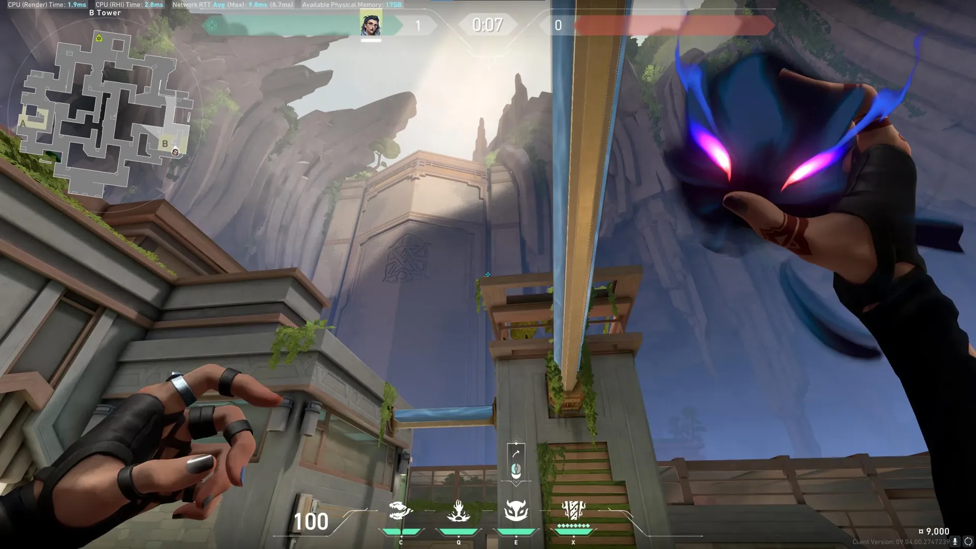 Fade Haunt on Abyss Defense Site B — step 2 of 4: Aim — line up the shot