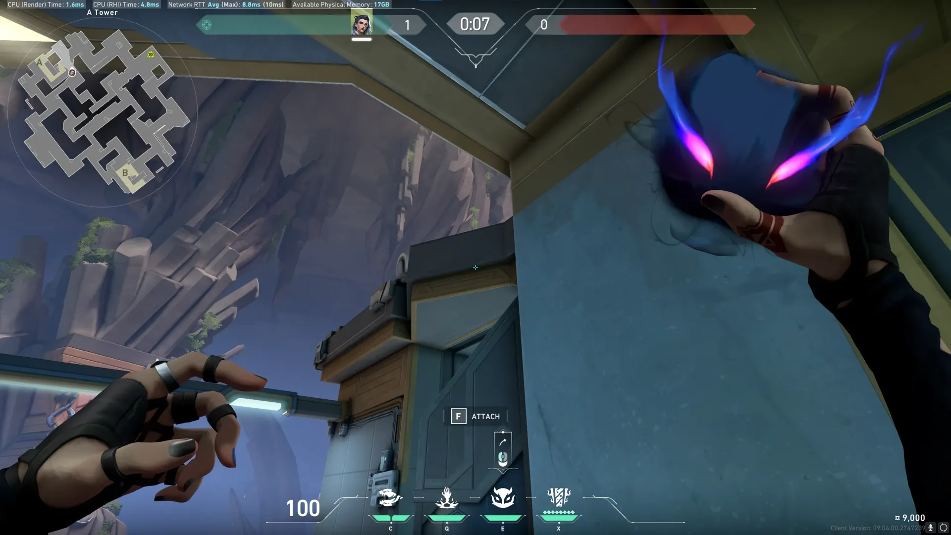 Fade Haunt on Abyss Defense Site A — step 2 of 4: Aim — line up the shot