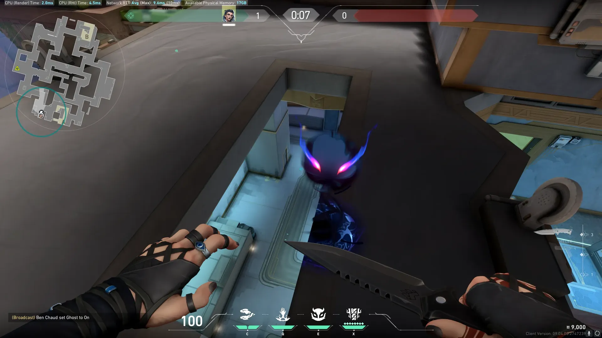 Fade Haunt on Abyss Defense Site A — step 3 of 4: Aim — line up the shot