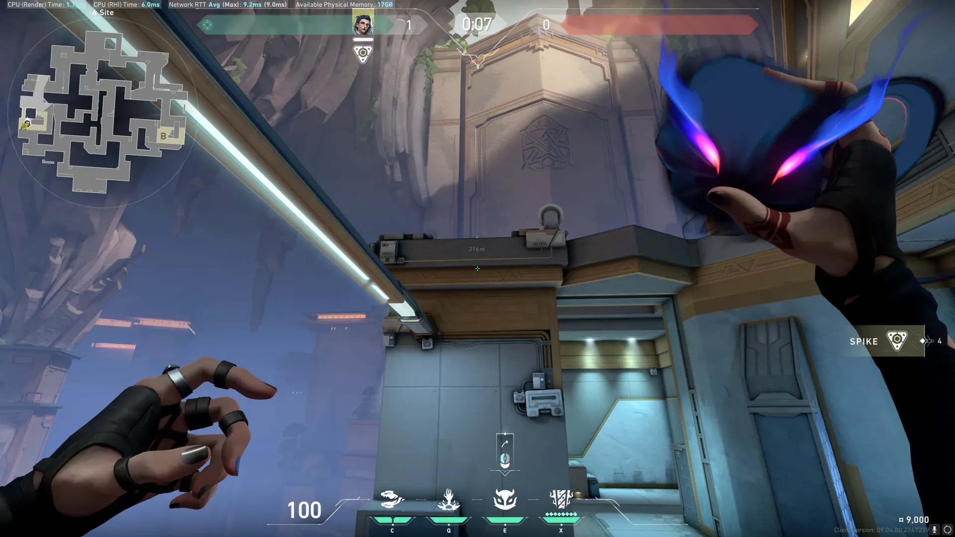 Fade Haunt on Abyss Defense Site A — step 2 of 4: Aim — line up the shot