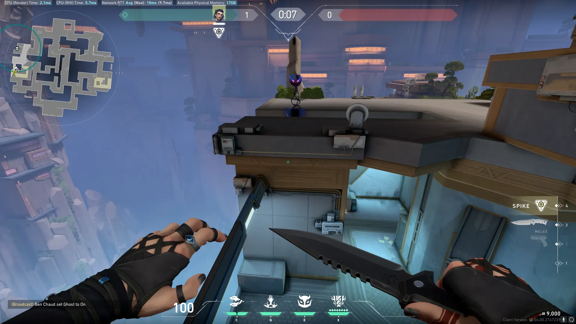 Fade Haunt on Abyss Defense Site A — step 3 of 4: Aim — line up the shot