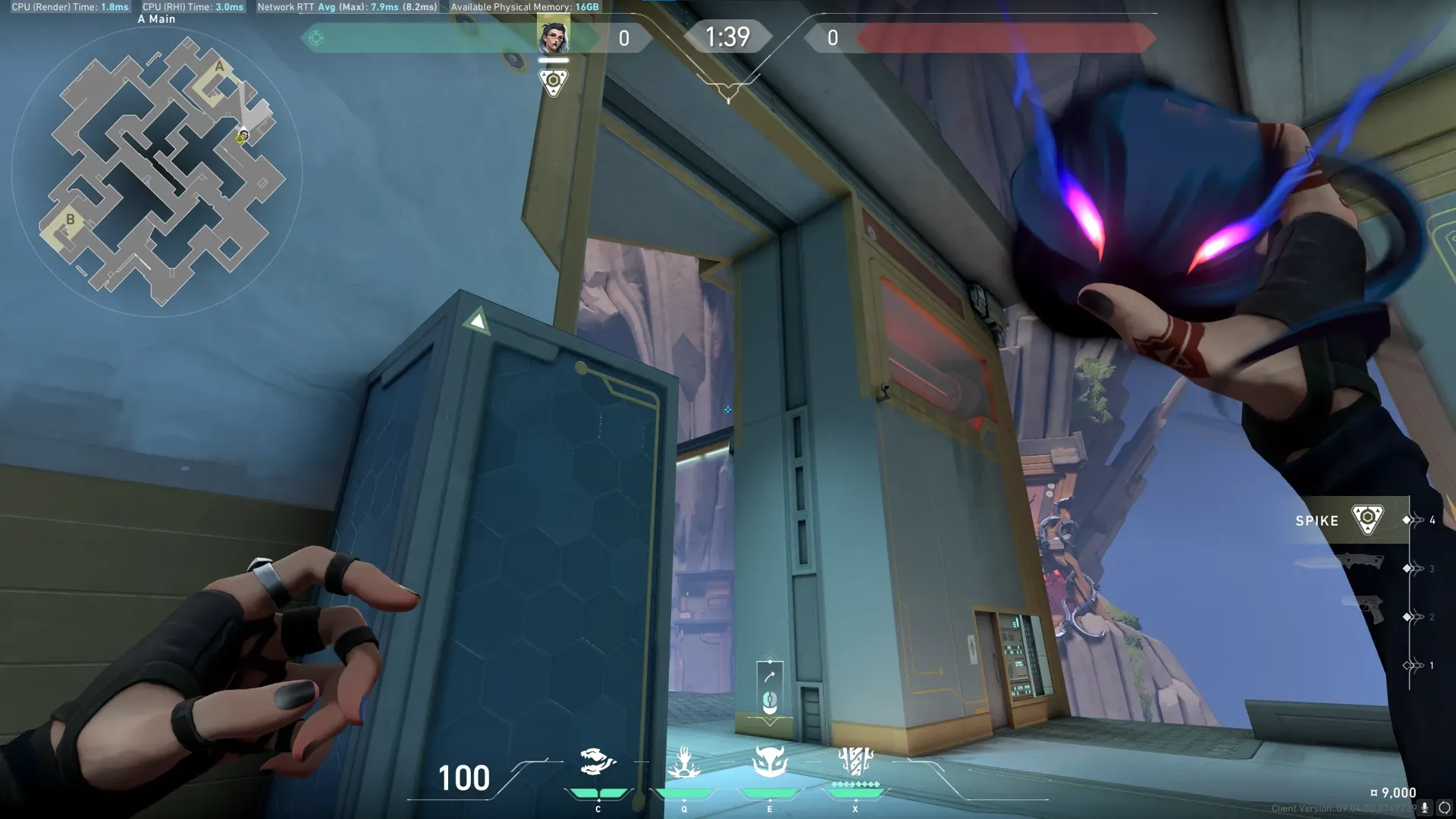 Fade Haunt on Abyss Attack Site A — step 2 of 4: Aim — line up the shot