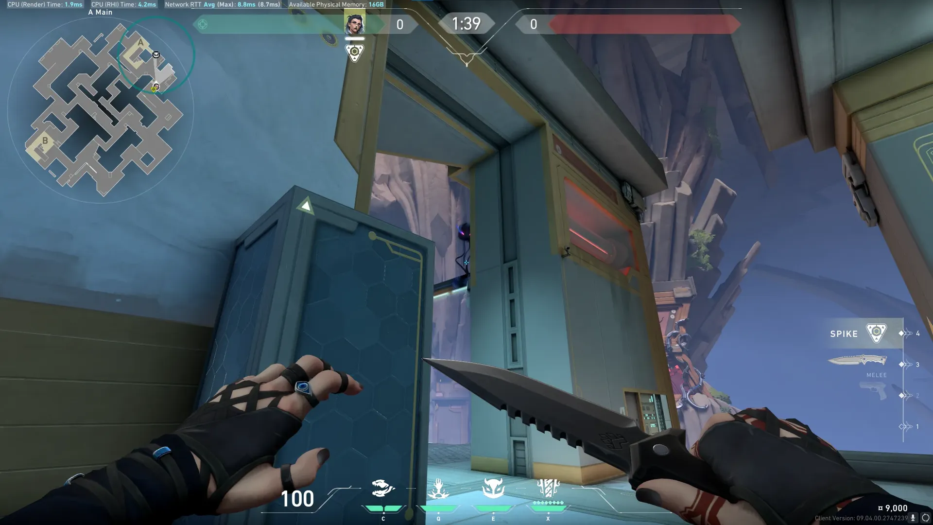 Fade Haunt on Abyss Attack Site A — step 3 of 4: Aim — line up the shot