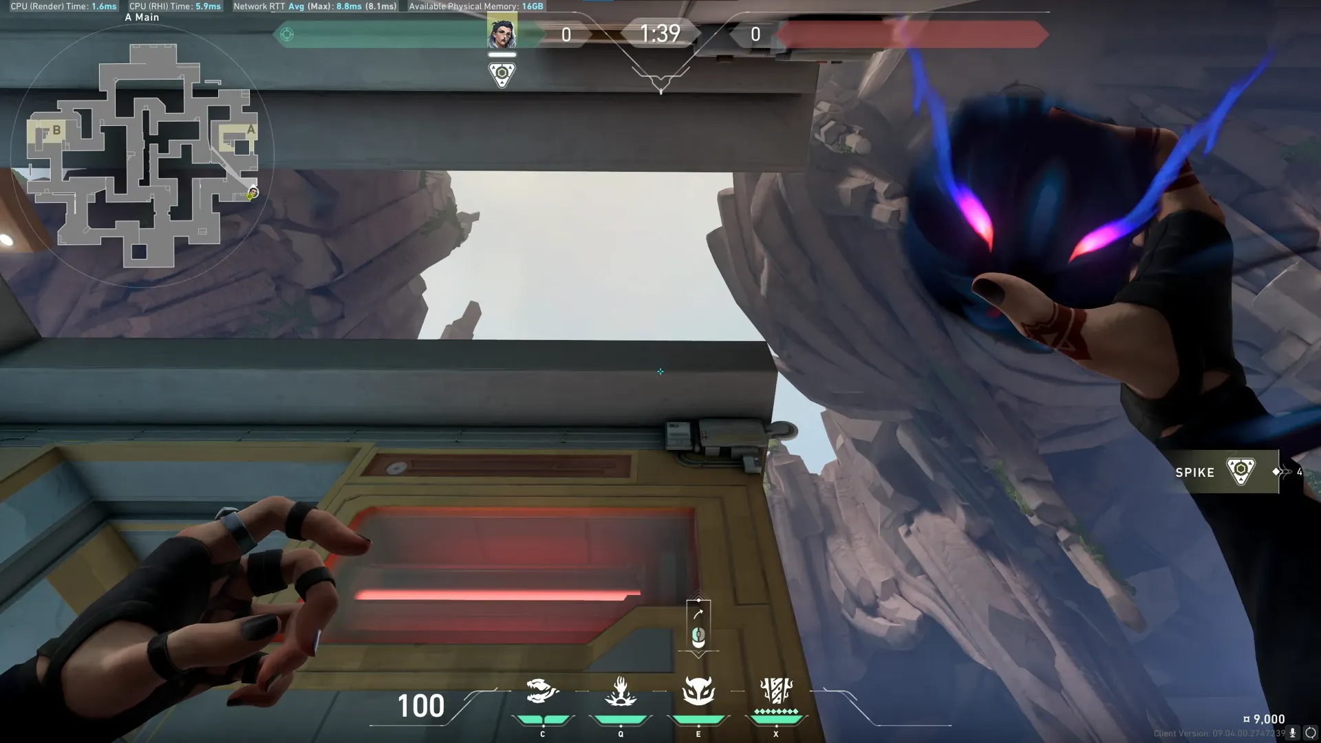 Fade Haunt on Abyss Attack Site A — step 2 of 4: Aim — line up the shot