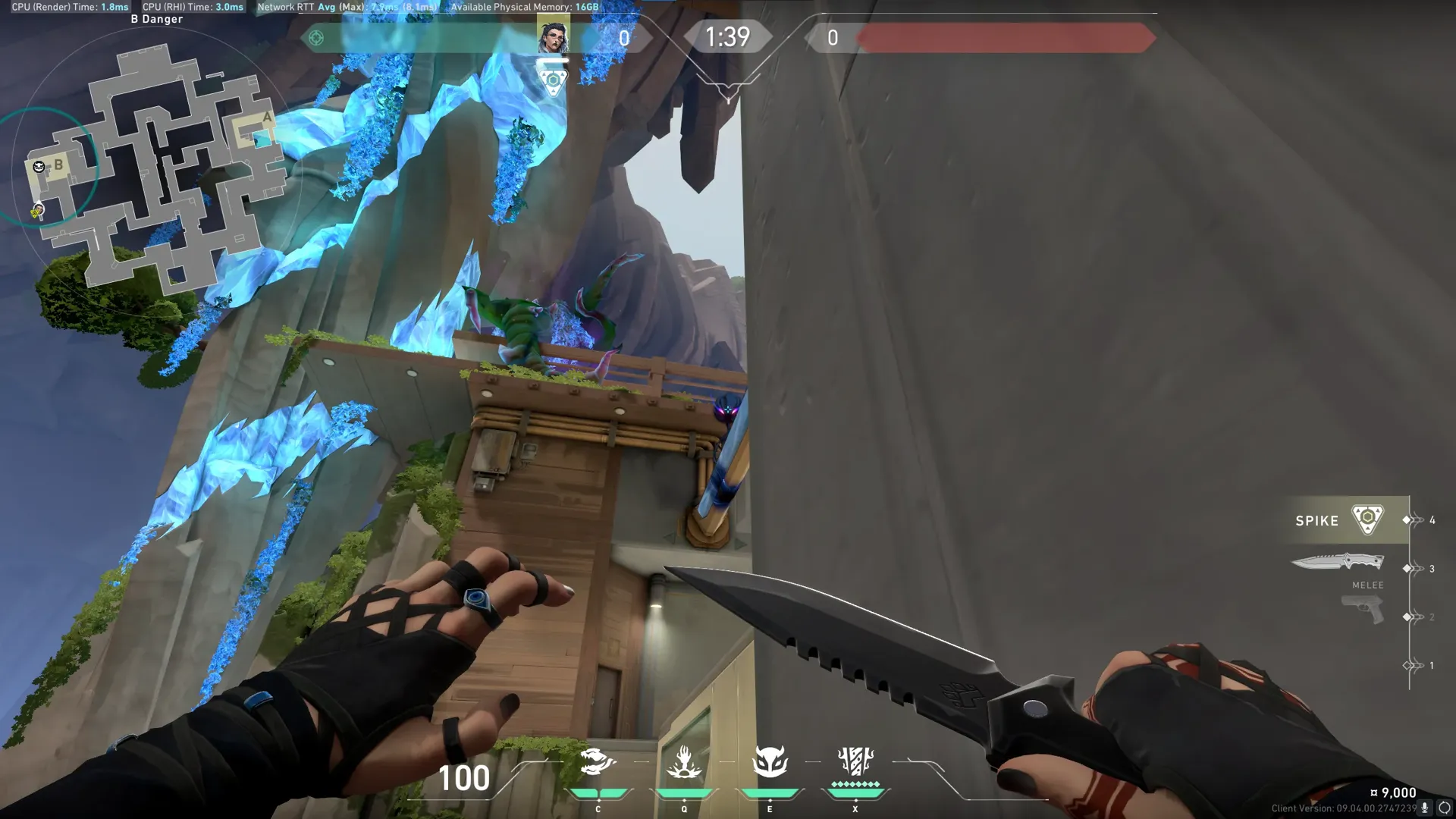 Fade Haunt on Abyss Defense Site B — step 3 of 4: Aim — line up the shot