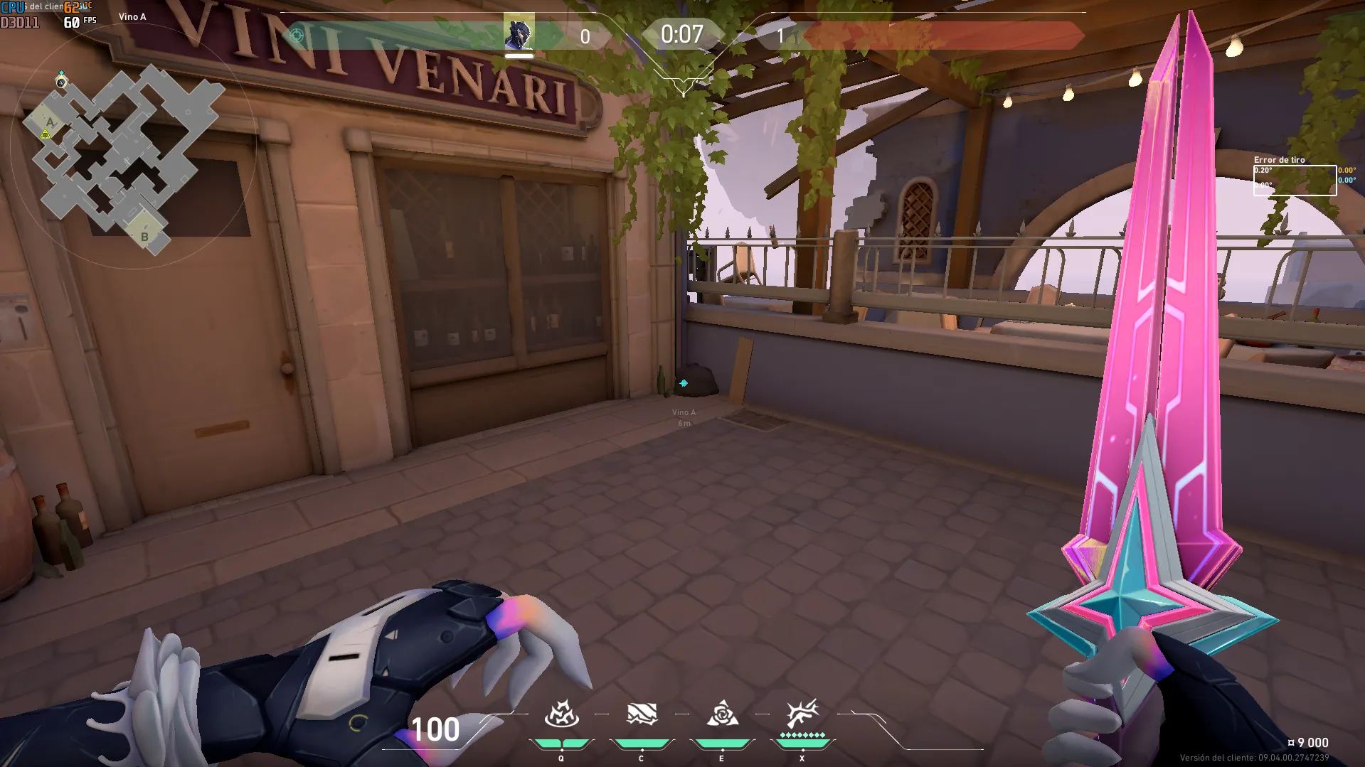 Razorvine Line up for Heaven and Generator — Vyse lineup on Ascent