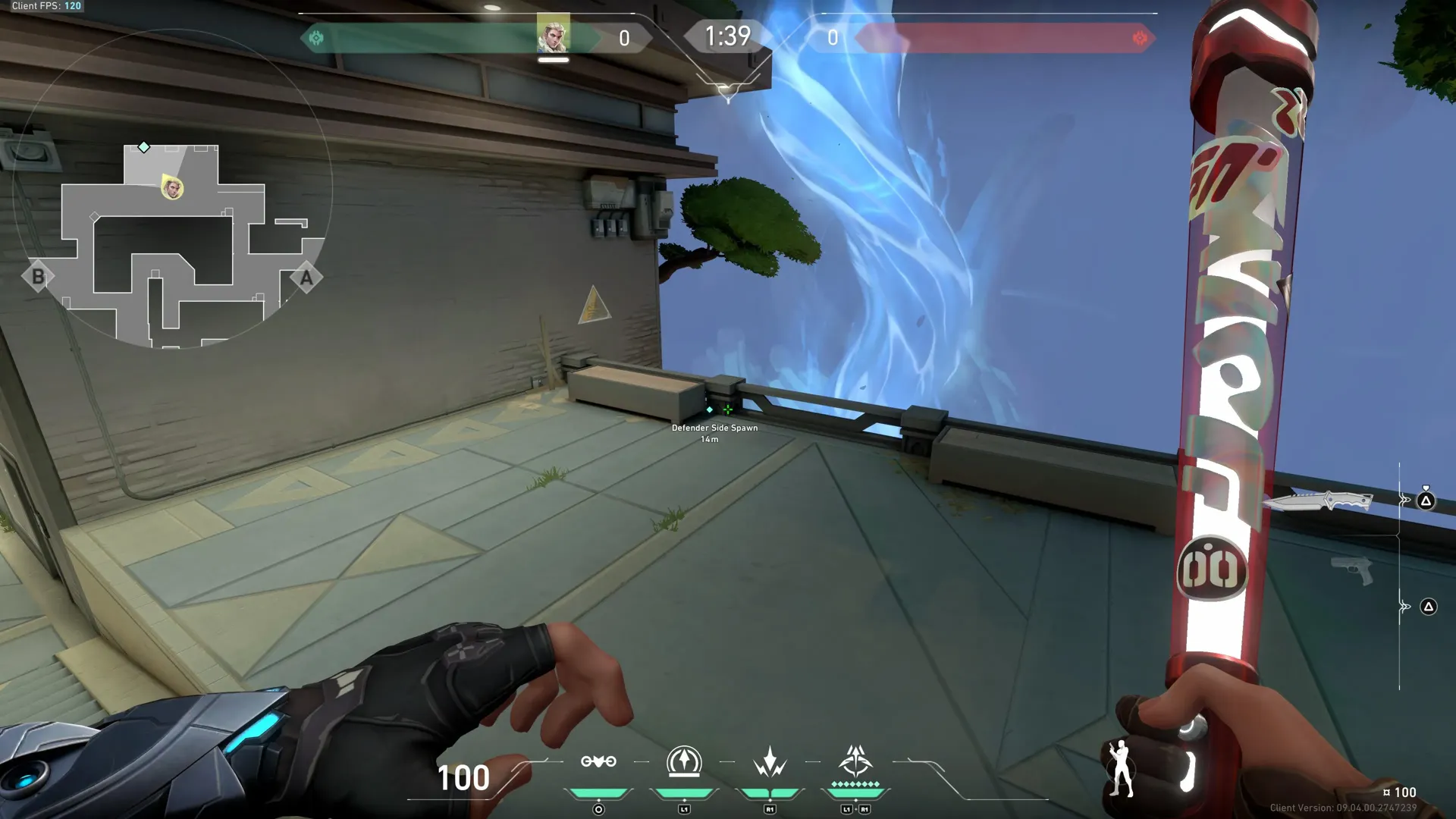 Defender Spawn to A Main Attacker Side — Sova lineup on Abyss