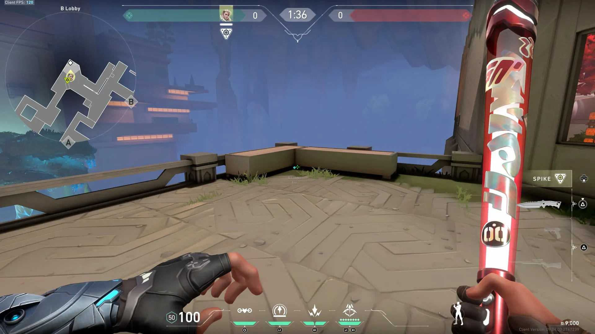 B Lobby to A Site, Good for Faking! — Sova lineup on Abyss