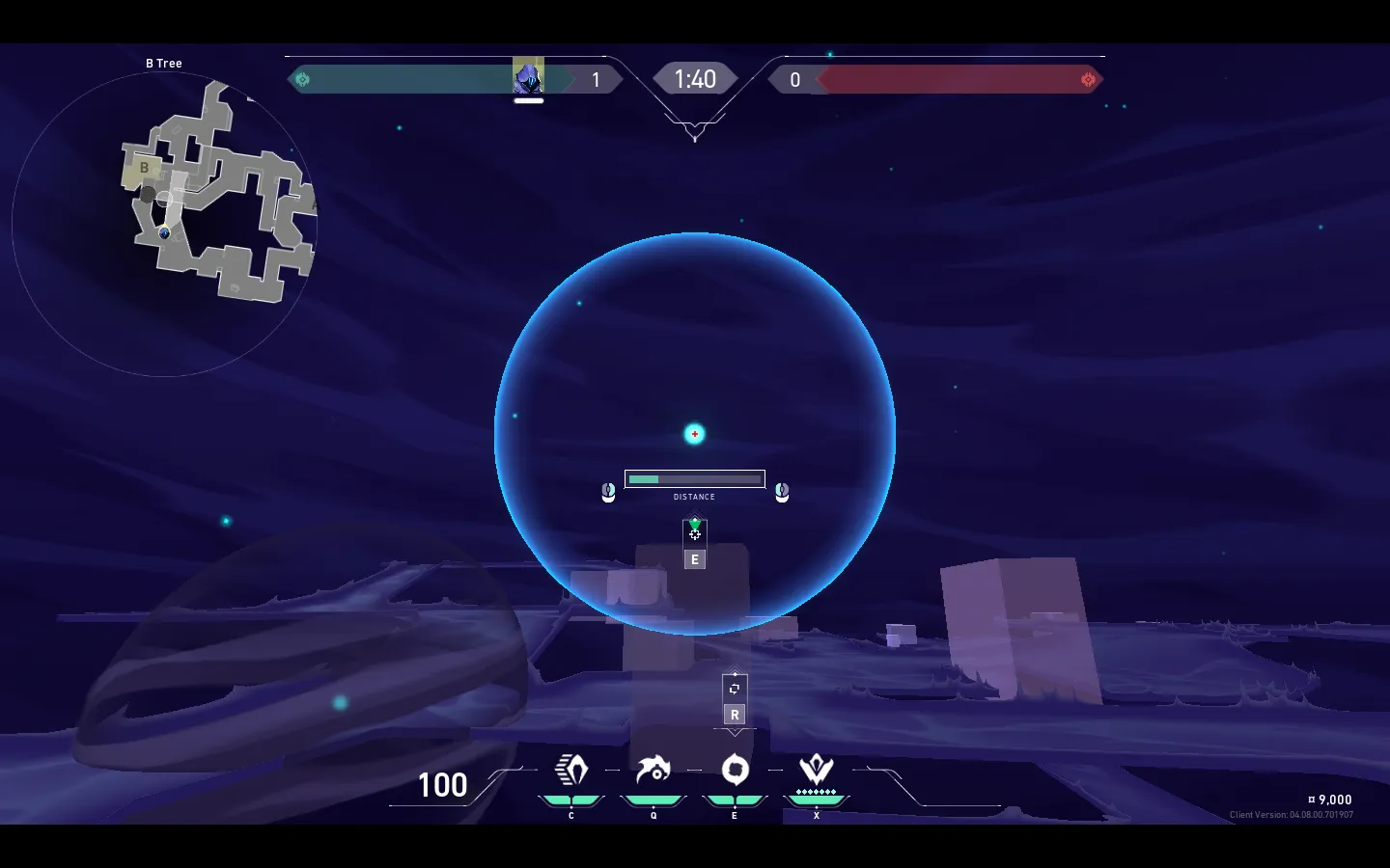 Omen Dark Cover on Fracture Attack Site B — step 3 of 6: Aim — line up the shot