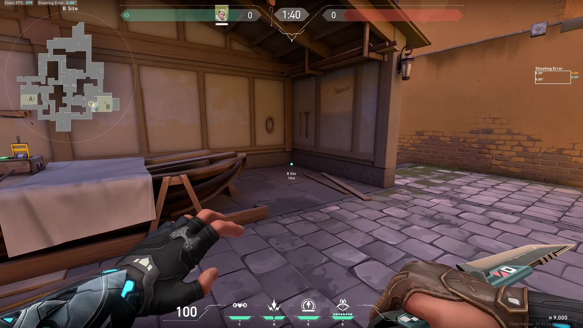 B Site to A Lobby + Main — Sova lineup on Ascent