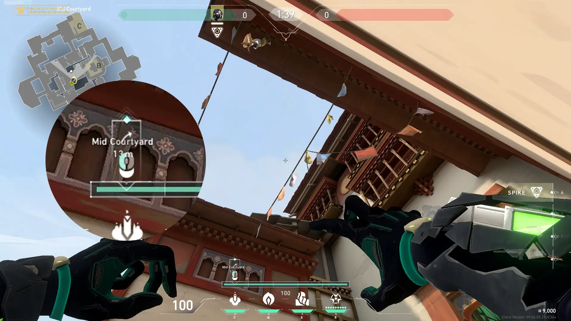Viper Snake Bite on Haven Attack Site C — step 3 of 4: Aim — line up the shot