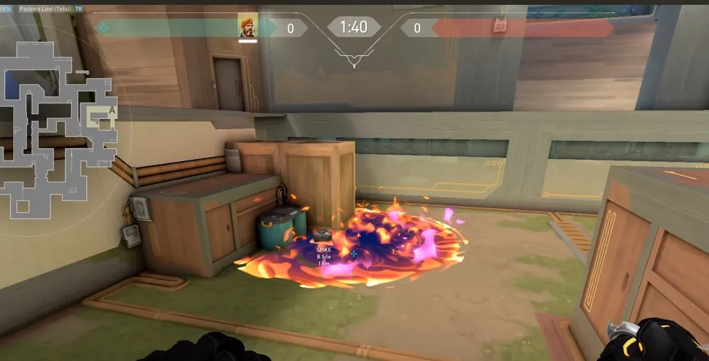 Brimstone Incendiary on Abyss Attack Site B — step 3 of 3: Result