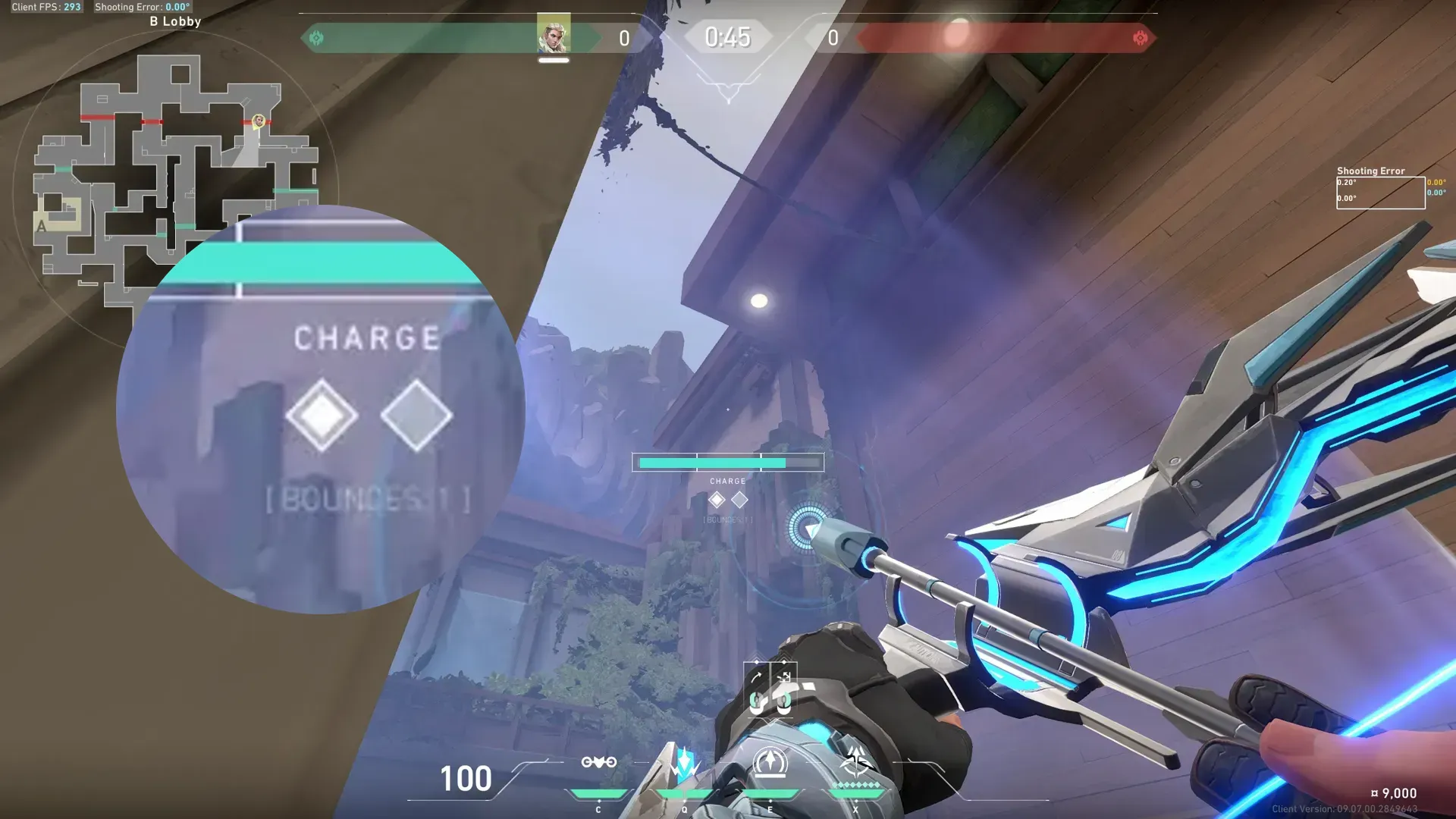 Early Attack Recon B Site — Sova lineup on Abyss