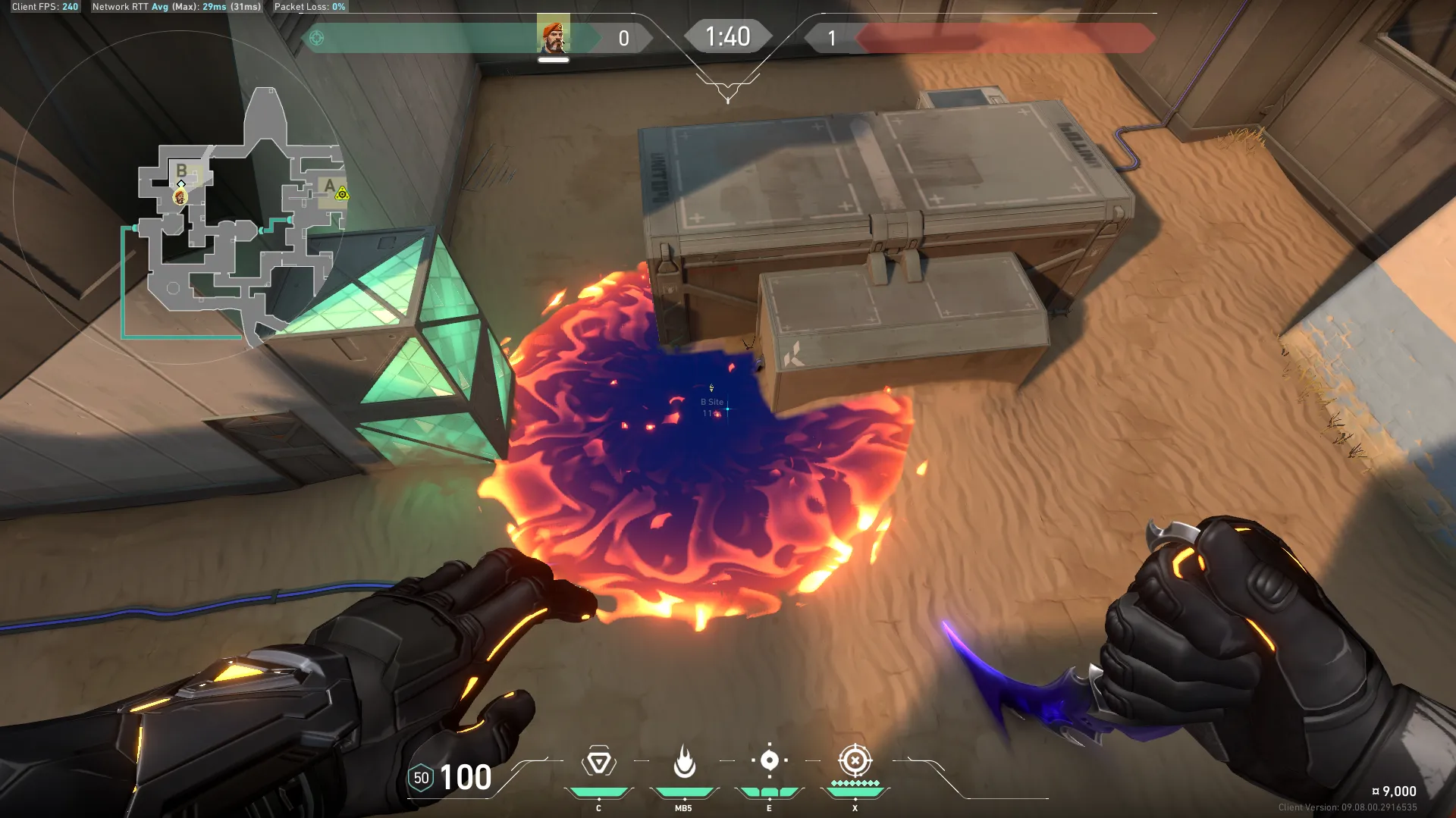 Brimstone Incendiary on Bind Attack Site B — step 3 of 3: Result