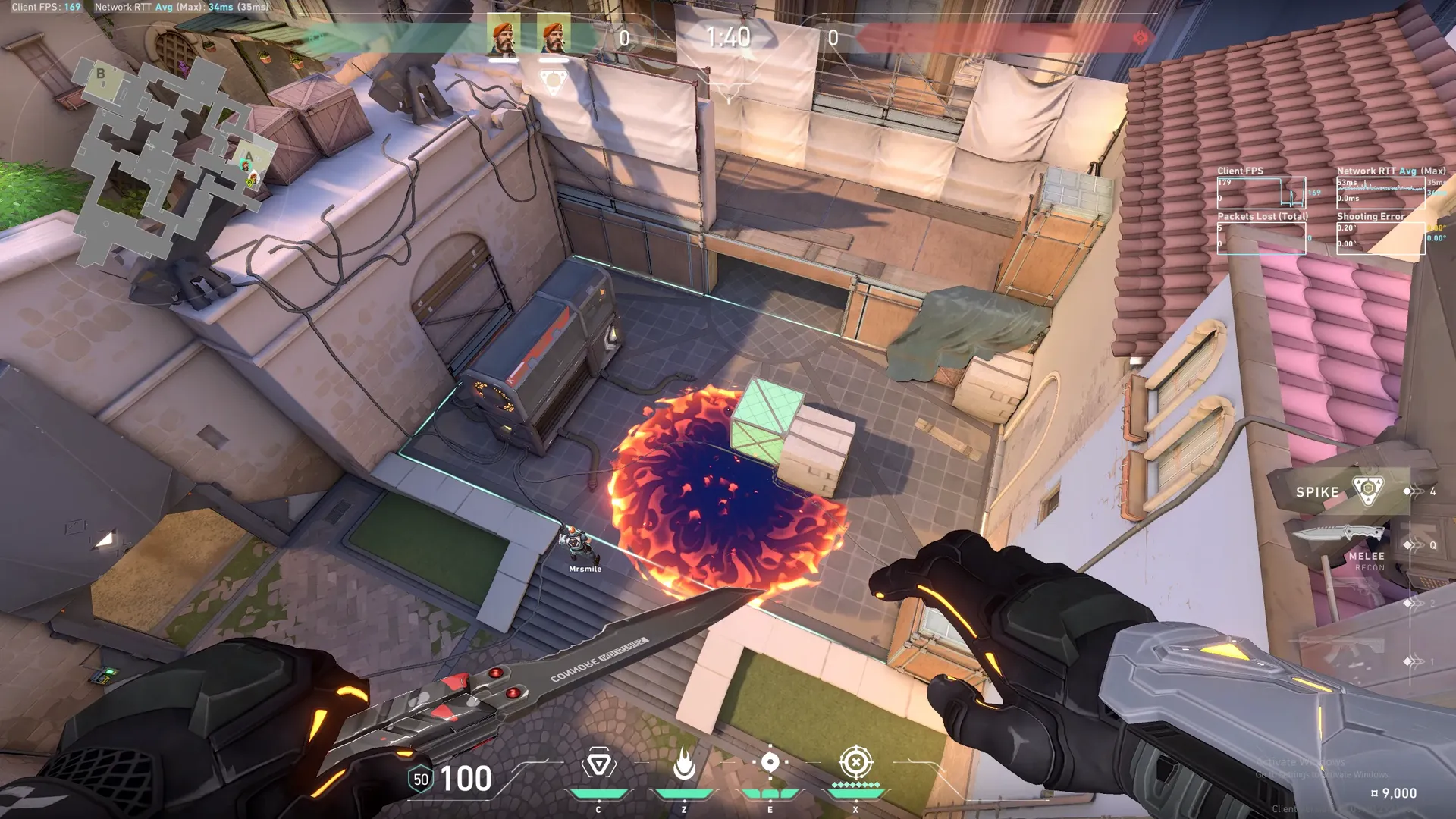 Brimstone Incendiary on Ascent Attack Site A — step 3 of 3: Result
