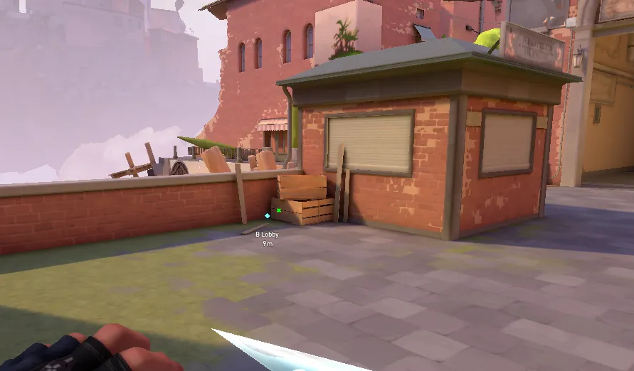 Fake Arrow to A Heaven From B Lobby — Sova lineup on Ascent