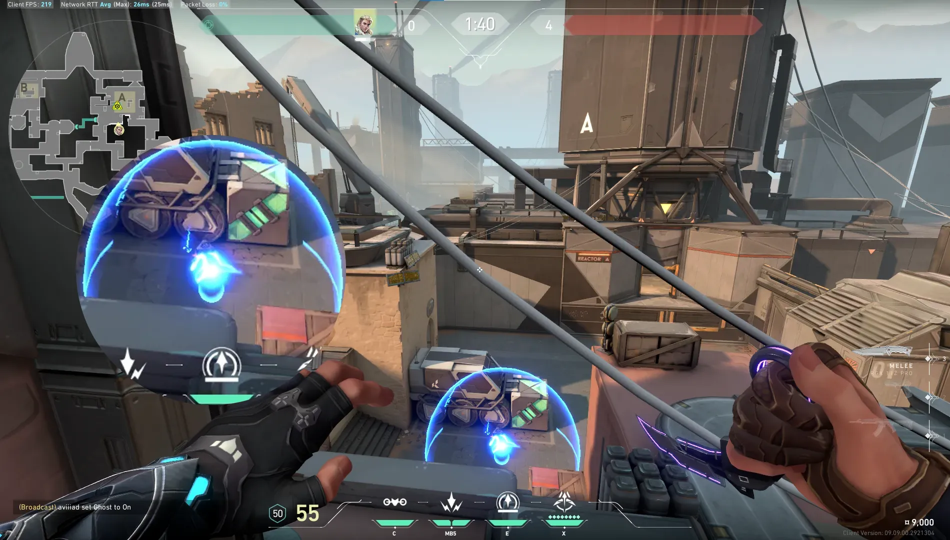 Sova Shock Bolt on Bind Attack Site A — step 3 of 3: Result