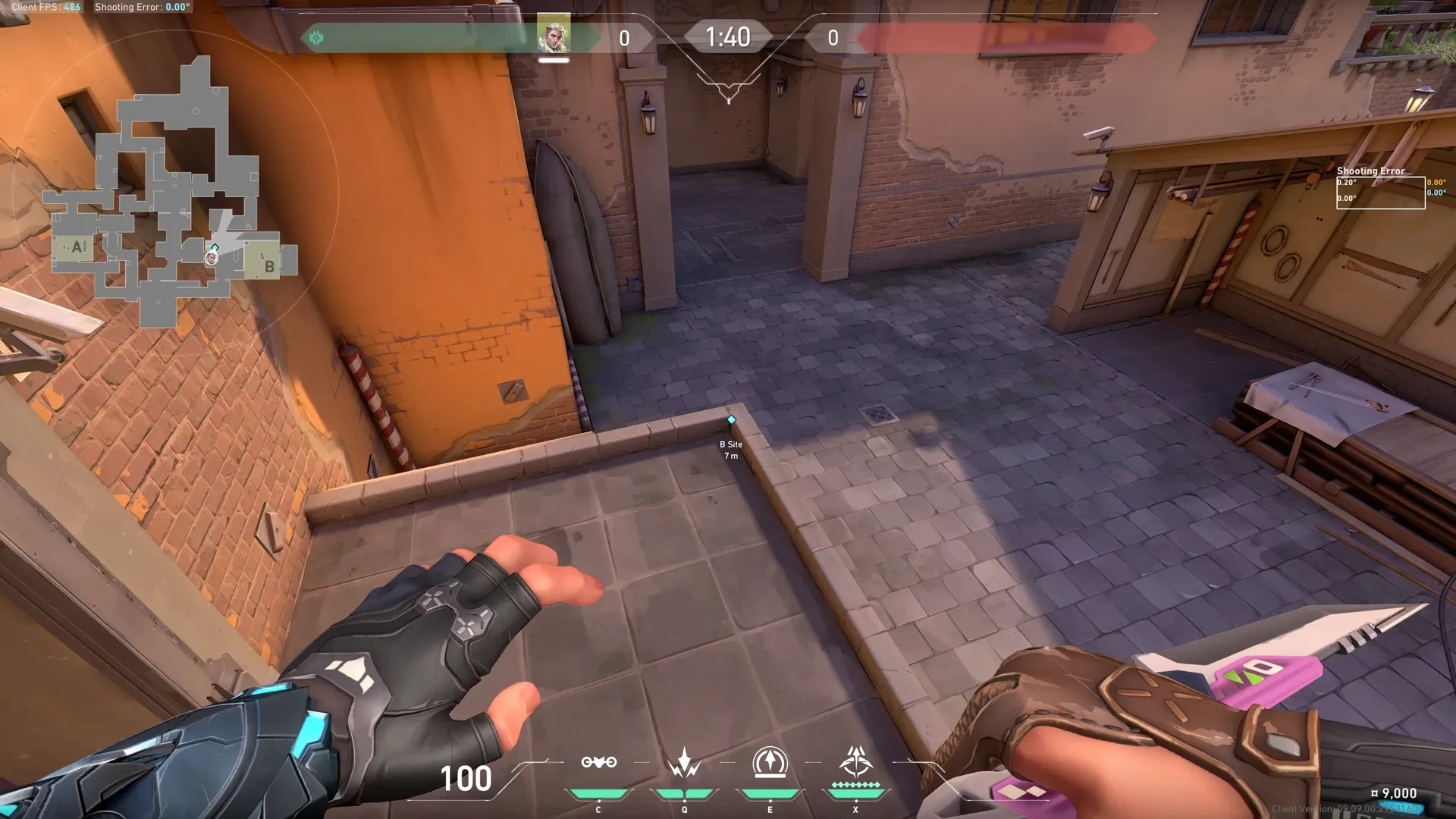 Double Shock Mid Link — Sova lineup on Ascent